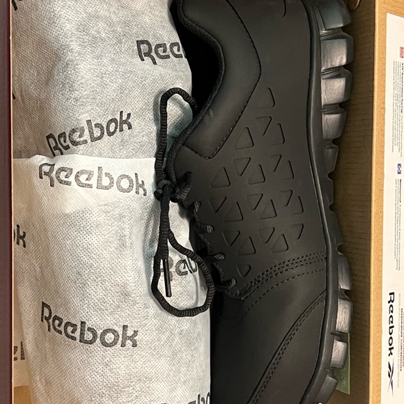 New Reebok Men\'s Black Sublite Cushion Work Athletic Composite Toe Shoes main image 4